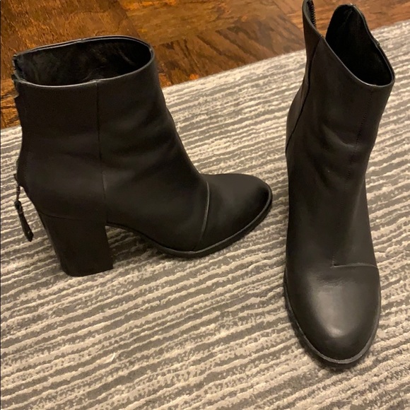 Rag & Bone Newbury Leather Ankle Boots Size 40 - Picture 2 of 7